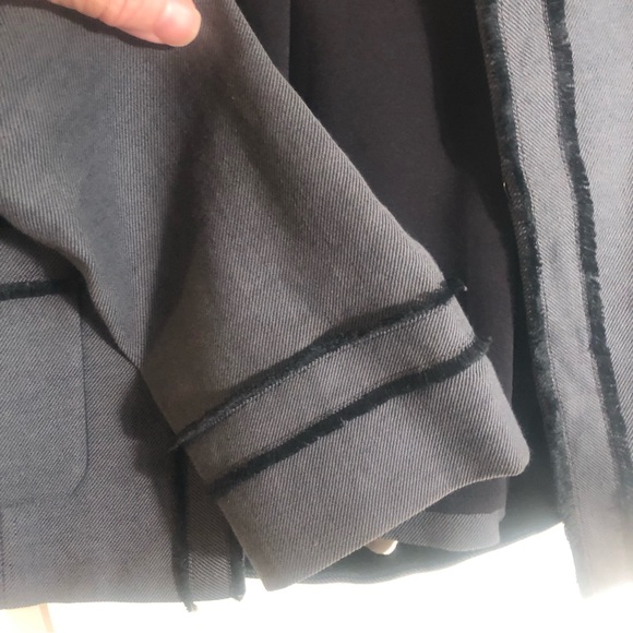 Rebecca Taylor women’s jacket size 10 new with tags gray and black work to date - Picture 7 of 11